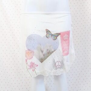 y2k horse mini skirt side slit graphic skirt indie sleaze saint pink